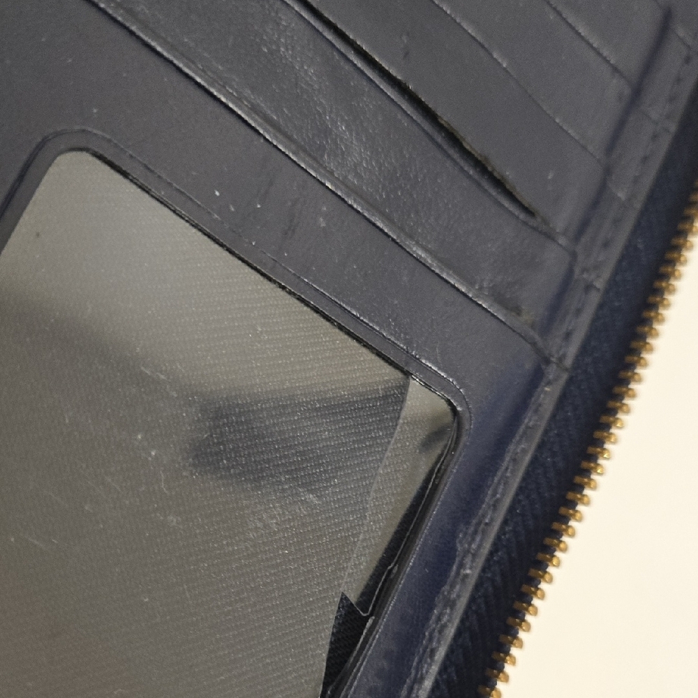 Coach Blue Leather Wristlet - Picture 11 of 14